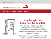 Tablet Screenshot of coaching-und-training.de